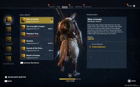 Assassin S Creed Origins Guide Walkthrough Rites Of Anubis Side