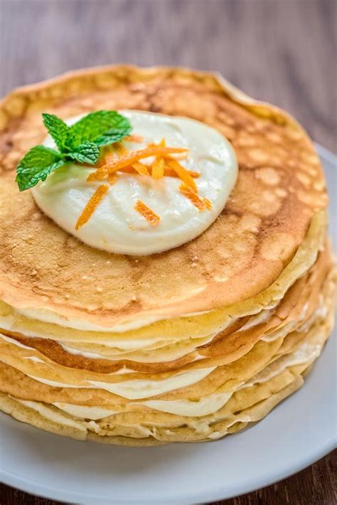 Layers Of Tender And Deliciously Delicate Crepes With Smooth Creamy