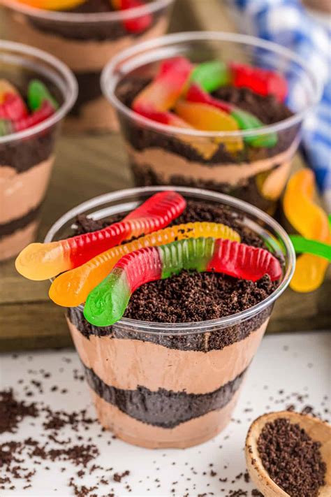 Mud Pie Recipe With Gummy Worms And Sugar Deporecipe Co