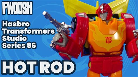 Transformers Hot Rod Hasbro Studio Series 86 Movie Autobot Action Figure Review YouTube