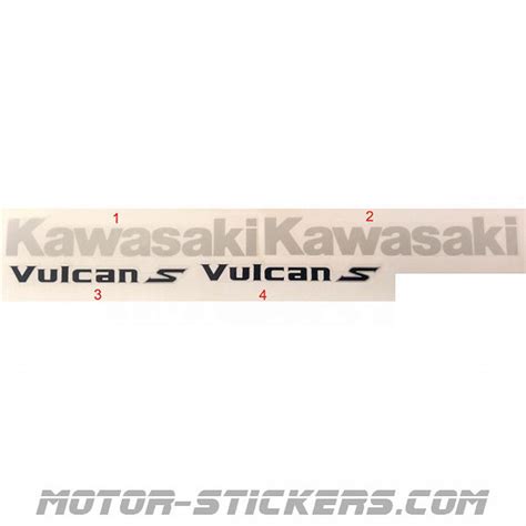 Kawasaki Vn 650s Vulcan 2015 Decals