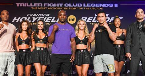 Evander Holyfield vs. Vitor Belfort, with Donald Trump alternate ...