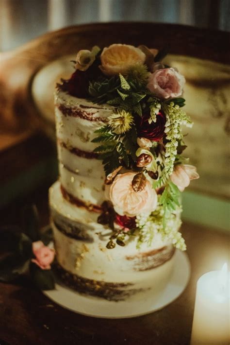 Scrumptious Naked Wedding Cakes Hello May
