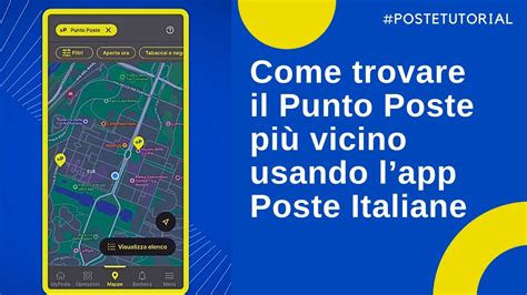 Come trovare il Punto Poste più vicino usando l app Poste Italiane