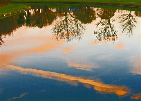 Wallpaper Reflection Nature Sky Water Resources Leaf Reservoir