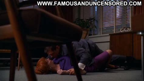 Christina Hendricks Mad Men Floor Redhead Sex Scene Cute Hot Nude