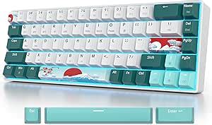 Amazon Surmen Wireless Mechanical Keyboard Hot Swappable Keys Bluetooth Gaming