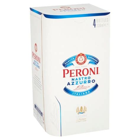 Peroni Nastro Azzurro 4 x 330ml – BritishFoodMart