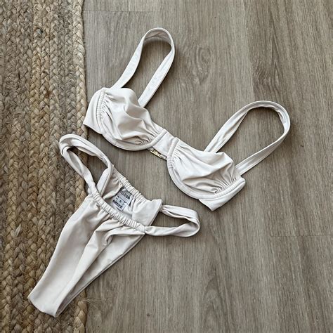 Belle The Label Oracle Top And Bare Bikini Bottom Depop