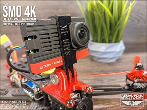 SMO K Naked Insta Betafpv D Printed Gopro Mount Etsy