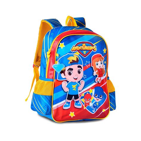 Mochila Escolar Infantil Bolsa Os Aventureiros Luccas Neto Shopee Brasil