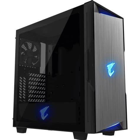 Корпус Gigabyte AORUS C300 GLASS, черный GB-AC300G — купить по низкой ...