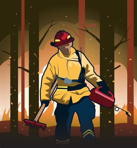 Wildland Firefighter Stock Illustrations 199 Wildland Firefighter Stock Illustrations Vectors