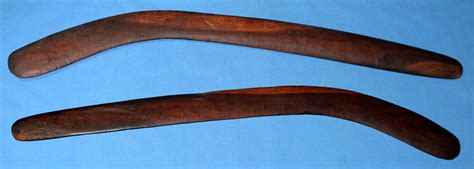 Hunting Boomerang Made By Australian Aborigines From The Central Desert