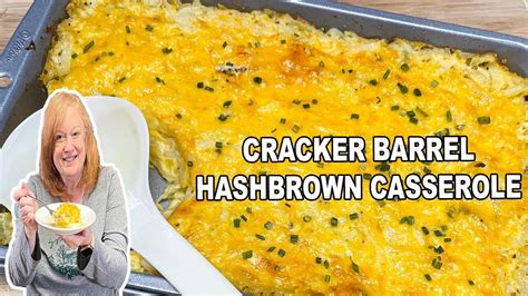 Hashbrown Casserole Cracker Barrel Copycat Recipe Side Dish Instant