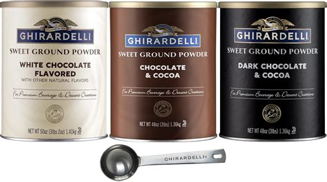 Amazon Ghirardelli Sweet Ground Premium Powder 3 Flavor Variety