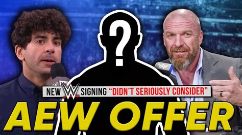 New WWE Signing Didnt Seriously Consider AEW Offer WWE Champion