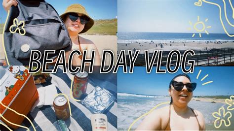 Summer Beach Day Vlog ☀️ What S In My Beach Bag And Grwm 🍓 Youtube