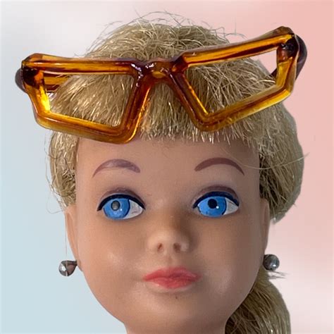 Vintage 60s Eyeglasses For Barbie And Friends Dollsflexible Etsy