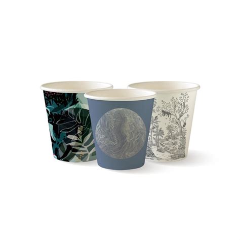 BioPak Art Series Hot BioCups Single Wall 230ml 6oz 1000 Pack FK395 Nisbets