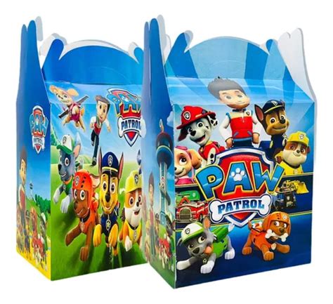 20 Cajas Dulcero Paw Patrol Patrulla Canina Fiesta Aguinaldo En Venta