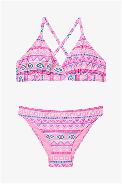 Gen K Z Texas Etnik Desen Gen Bikini Tak M Pl Xe F Iy Mix Ok Renkli Penti