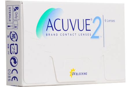 Контактные линзы ACUVUE, Acuvue 2, двухнедельные, -3.75 / 14.0 / 8.7, 6 ...