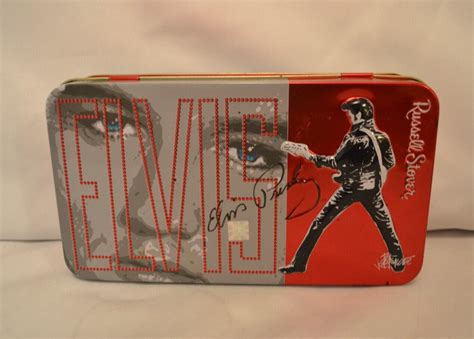 Vintage Elvis Presley Russell Stover Chocolate Tin 2001 Tins