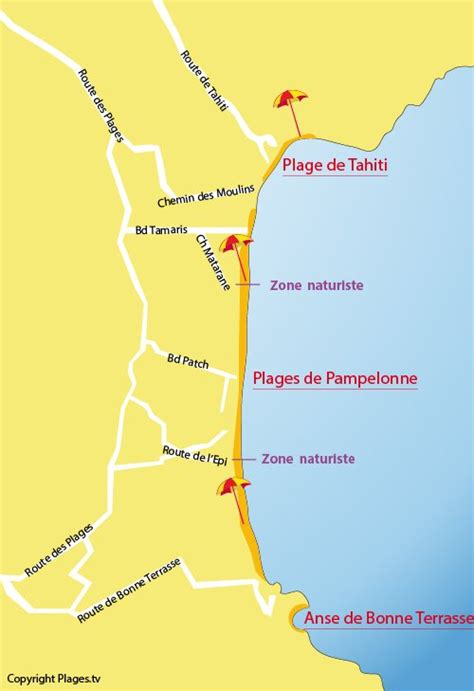 Plage de Pampelonne Ramatuelle (83) Var PACA - Plages.tv