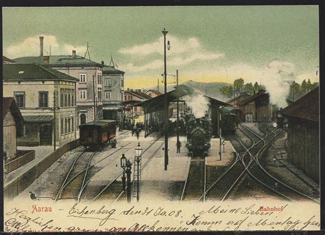 Aarau Bahnhof Repro Ansichtskarte Kaufen Auf Ricardo