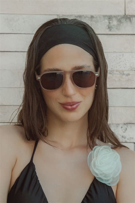 Óculos Solar Pérola Nude Al Mare ÓR Eyewear Proteção UV 400 ÓR Eyewear Os óculos mais