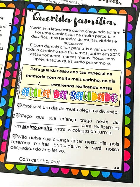 Kit Aula Da Saudade Atualizado Pensando Educa O Por Leticia