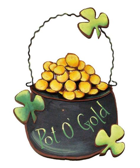 Pot O Gold Hanging Decor Hanging Decor Round Top Collection Decor