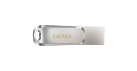 SanDisk Ultra Dual Drive Luxe 256 GB, USB-Stick silber, USB-A 3.2 Gen 1 ...