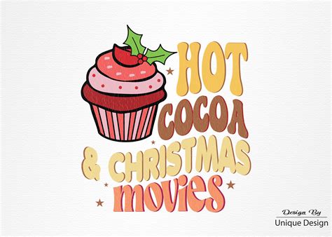 Hot Cocoa Christmas SVG Design Graphic By Unique Design Creative Fabrica