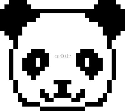 Panda Pixel Art Patterns