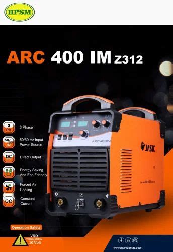 Jasic Arc 400 Im Welding Machine At ₹ 42000 Welding Sets In Kolkata