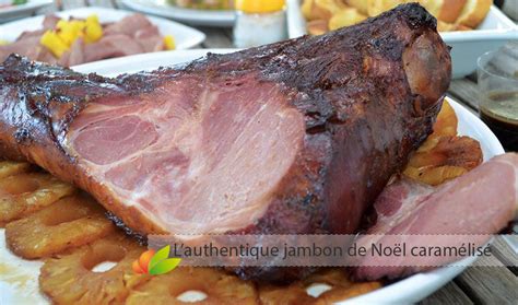 L authentique jambon de Noël caramélisé