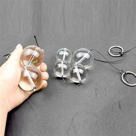 Juguetes Anales NXY Samox Bola De Cristal Súper Grande 40mm 50mm Tapón Anal Cuentas