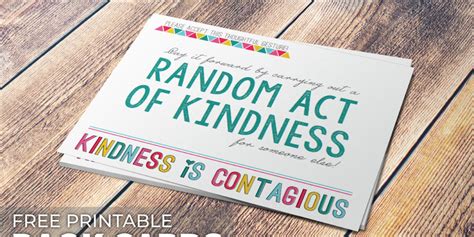 Random Acts Of Kindness Note Ideas