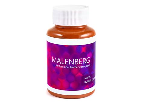 Рыжая краска для уреза кожи (матовая) — Инструменты для работы с кожей ...