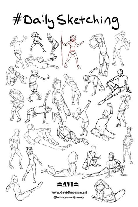 Gesture drawing quick poses 2 | Drawing people, Gesture drawing, Drawings