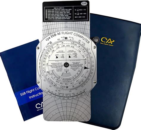 Cya E6b Metal Flight Computer Upgrade Aviation Pilot Flight Computer Calculator Standard Flying