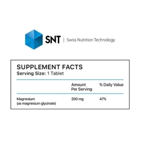 Купить MAGNESIUM GLYCINATE 200 мг 150 таблеток SNT производства SNT