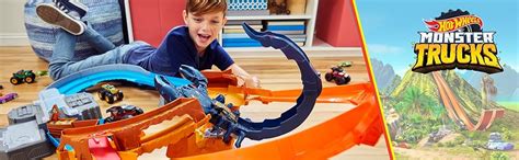 Купити Hot Wheels Monster Trucks Scorpion Raceway GTL Хот Вілс Монстер трак Жало Скорпіона