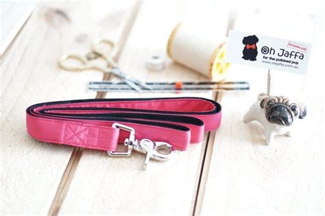 Dog Leash Pink - Etsy Australia | Designer dog accessories, Dog leash, Pink dog