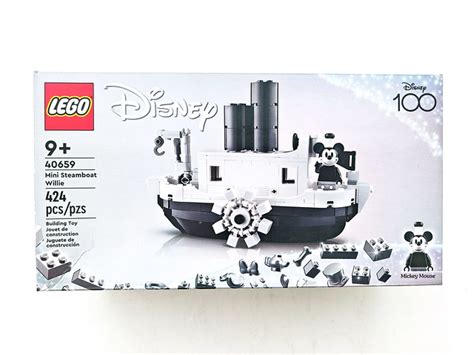 LEGO Disney 100 Mini Steamboat Willie 40659 Review LEGO Nieuws