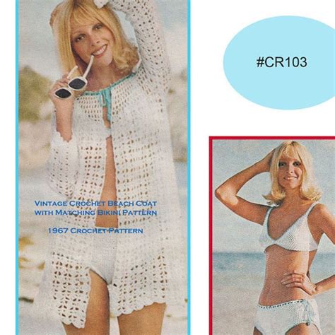 Crochet Bikini Pattern Etsy Canada
