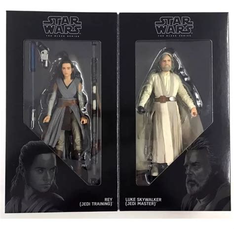 Luke Skywalker Jedi Master And Rey Training Black Series Sdcc Envío Gratis