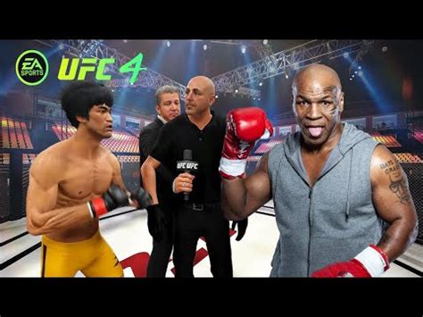 Bruce Lee Vs Tyson EA Sports UFC 4 Bruse Lee UFC Gamer YouTube